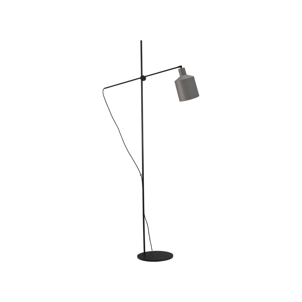 Landelijke leeslamp Concepto 161 zwart met betongrijs Landelijke leeslamp Concepto 161 zwart met betongrijs