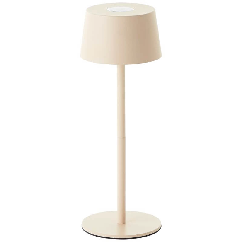 Oplaadbare tafellamp Jona beige Oplaadbare tafellamp Jona beige