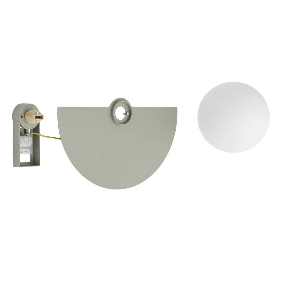 Wandlamp half Saturn saliegroen Lyora 5903139125970