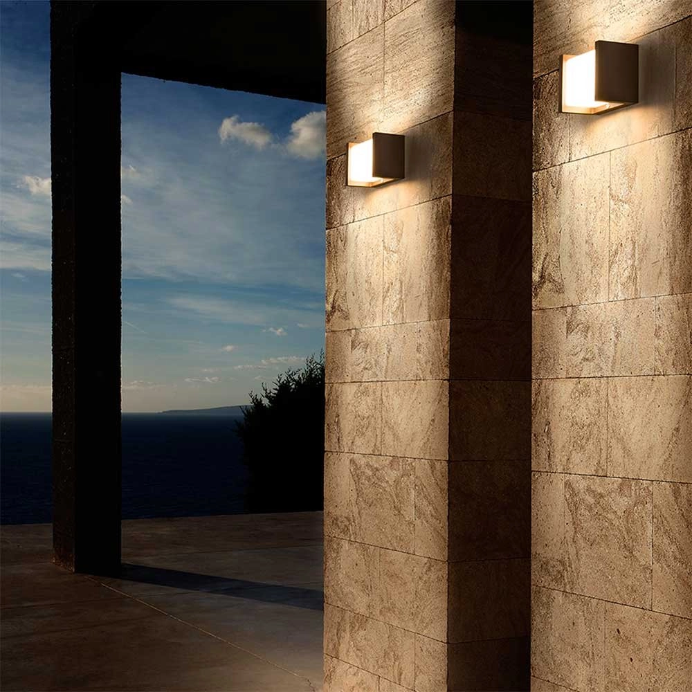 Buitenlamp antraciet Iser 11x10cm Artdelight 8719831733279