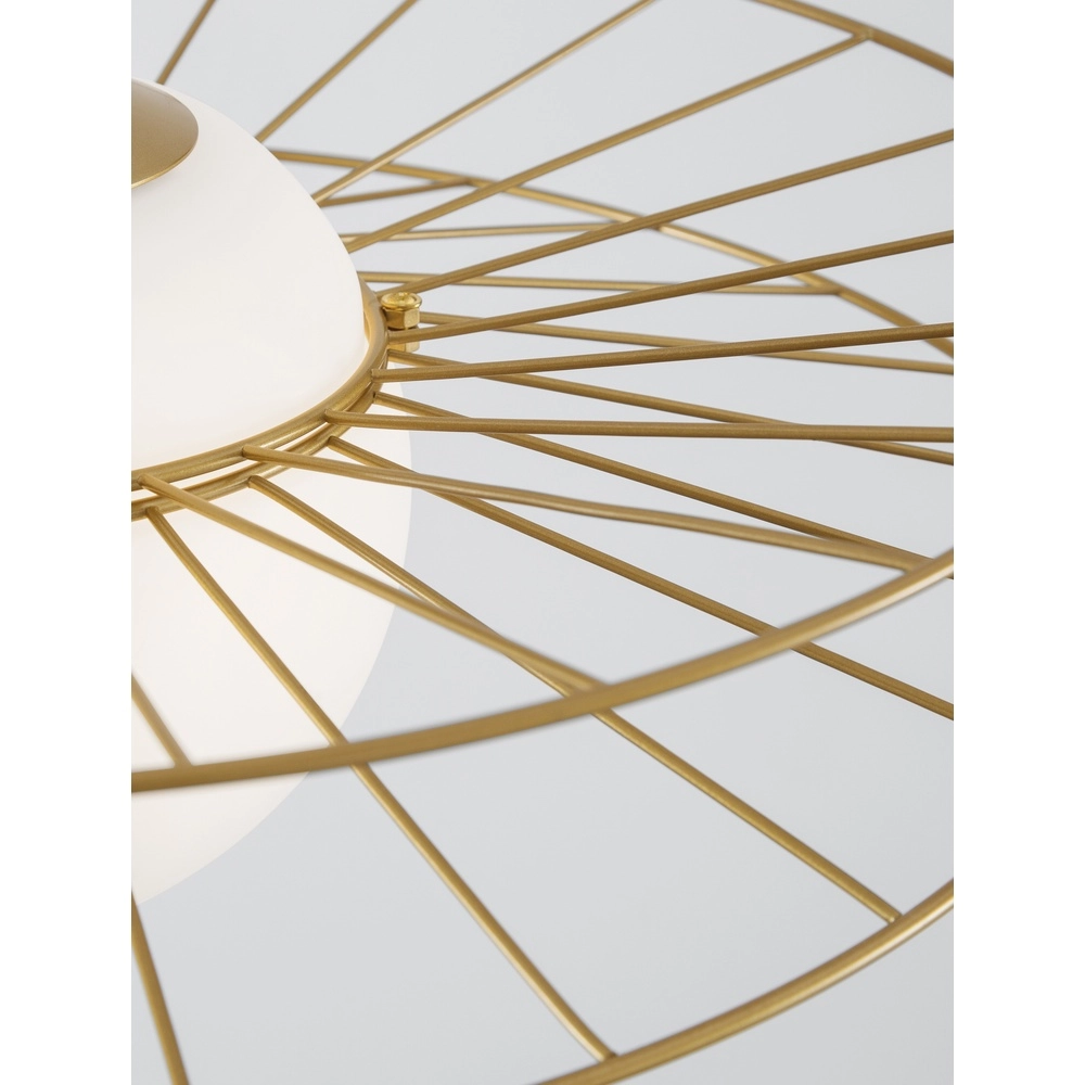 Gouden hanglamp Ellery Ø 45cm Lyora 5212017435286