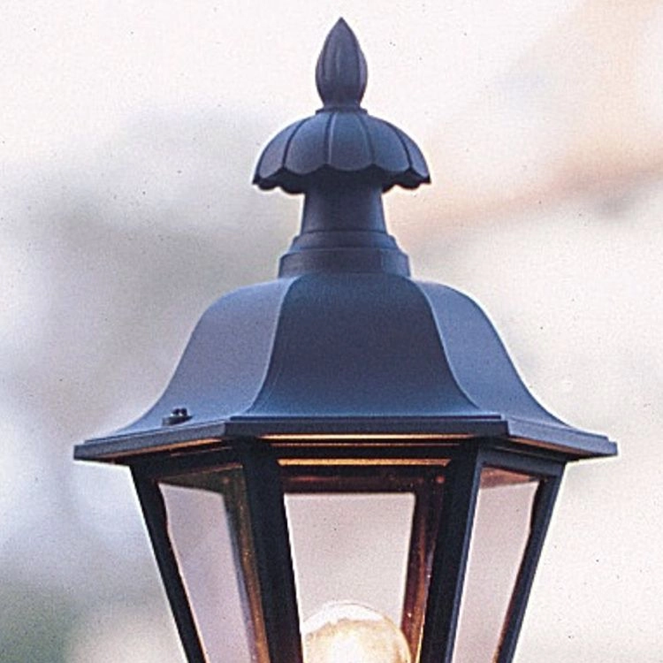 Klassieke sokkellamp Pallas 41cm mat zwart KonstSmide 7318304787507