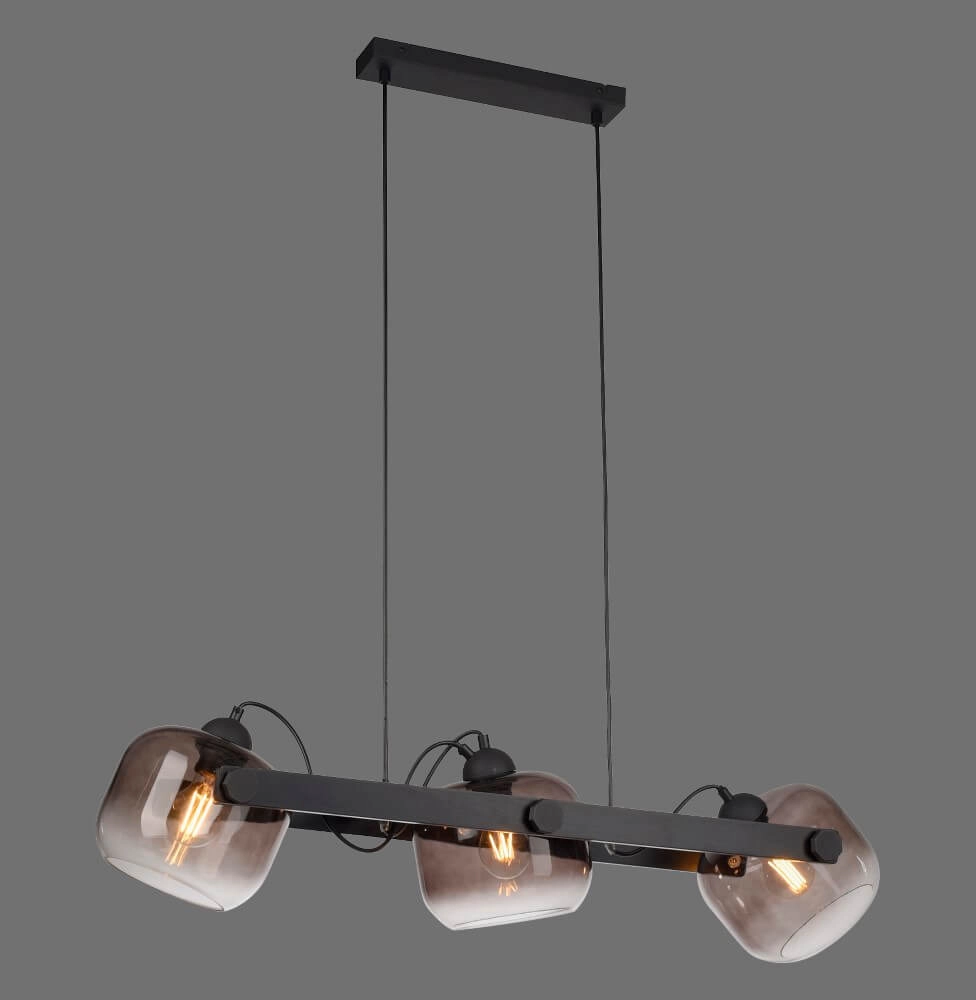 Hanglamp Cup 2.0 3-lichts smoke glas Just Light 4043689004712