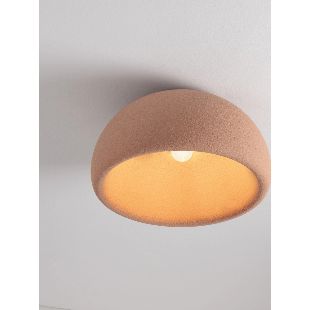 Moderne plafondlamp Davo terracotta Ø 50cm Lyora 5212017495716