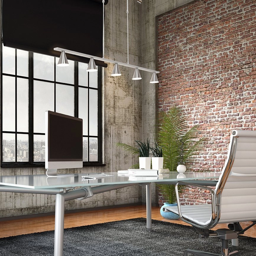 Design hanglamp Vortex 120cm - RVS Steinhauer 8712746135459