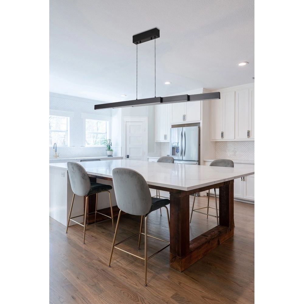 Hanglamp Linear verstelbaar zwart Searchlight 5053423301938