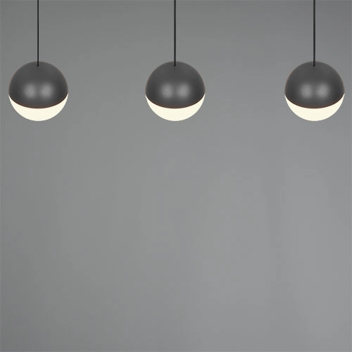3-lichts hanglamp Senta antraciet Trio 4017807697858