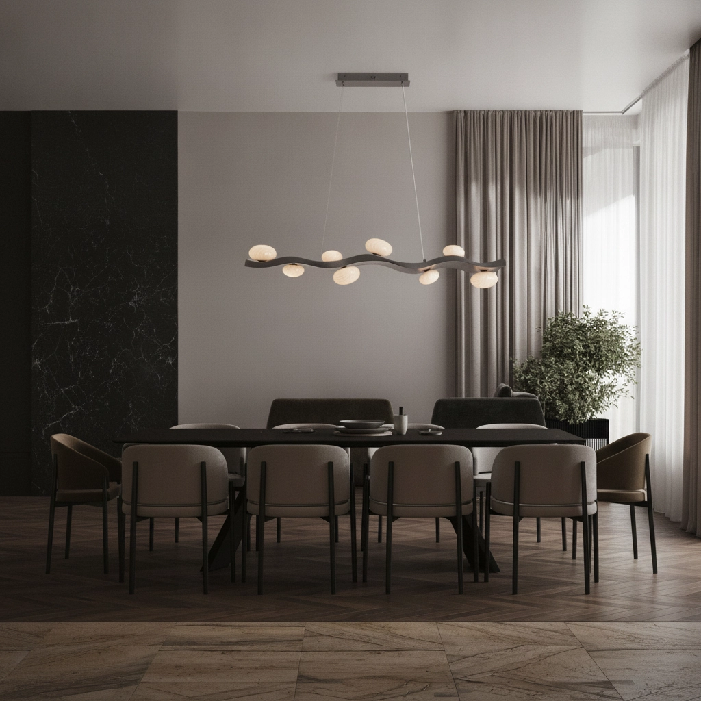 Zwarte hanglamp Severo design