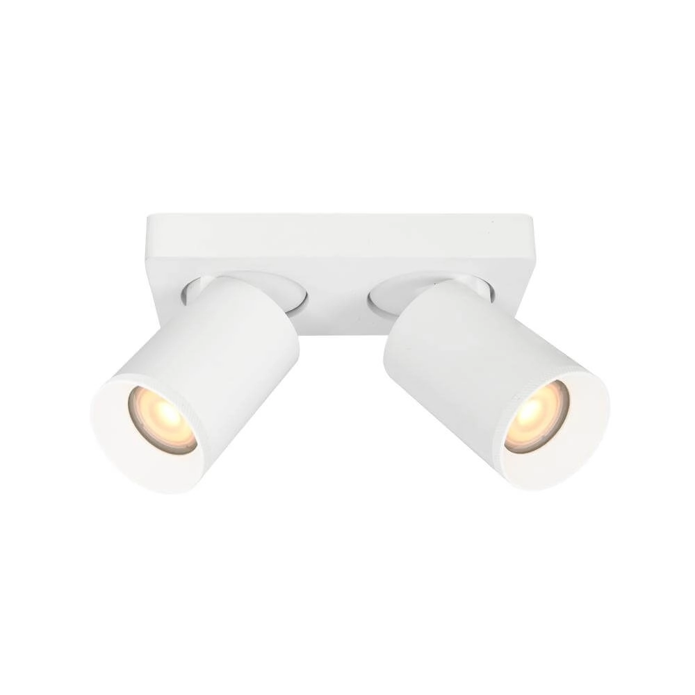 Plafondlamp Mega 2-lichts wit