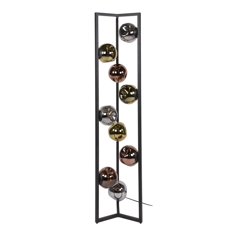 Glazen vloerlamp Stellar 9-lichts Lyora 8716803511590