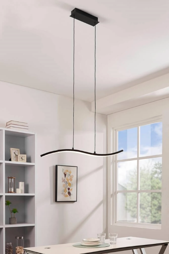 Led hanglamp Lejias zwart Eglo 9002759998028