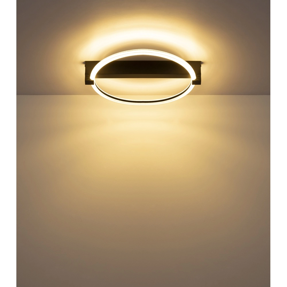 Plafondlamp Fletcher zwart design Globo 9007371583287