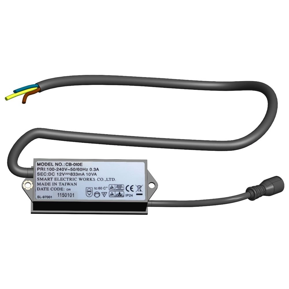 Mini trafo CB-010E 230 volt - 12 volt In-lite 8717051003028