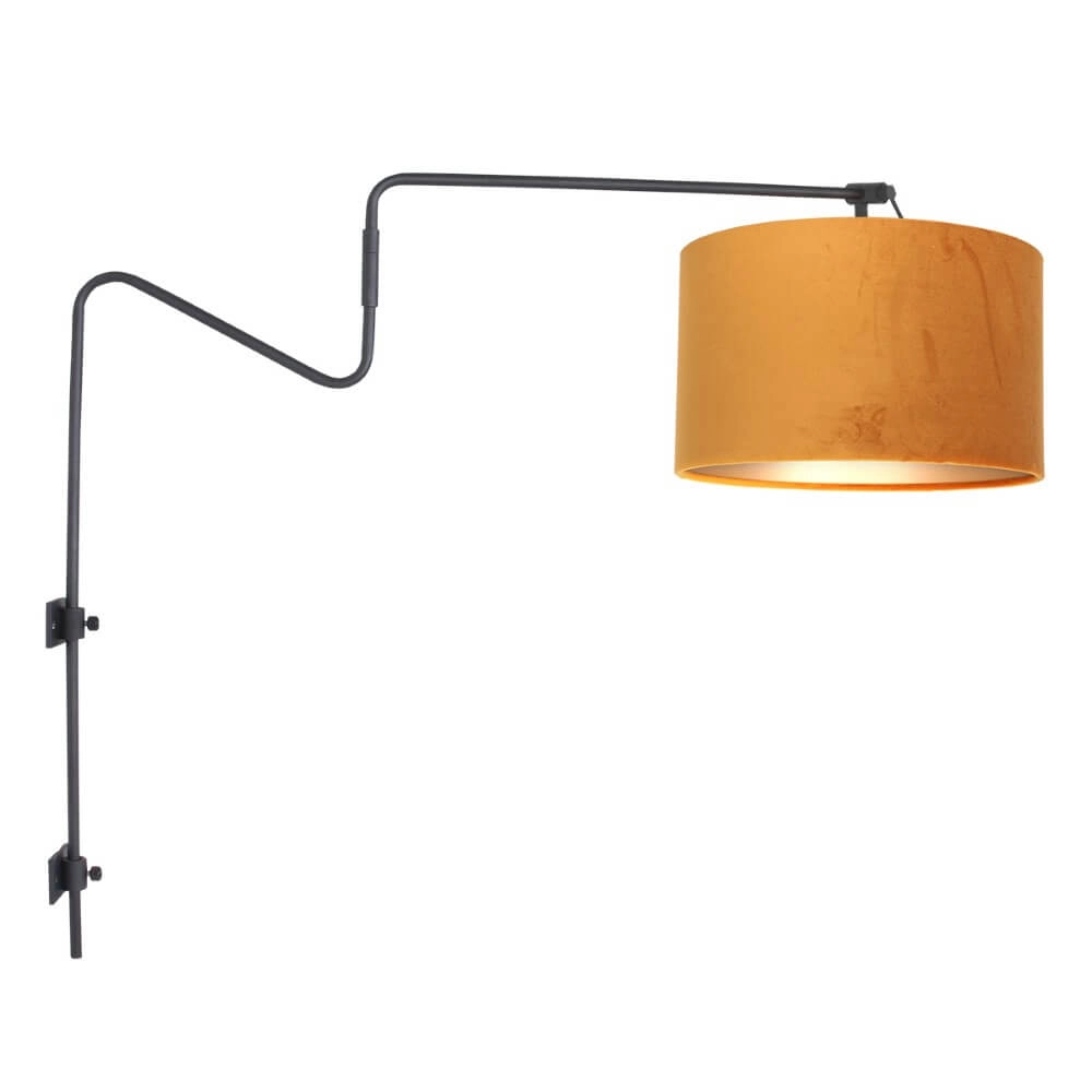 Wand leeslamp Linstrom met gouden kap Wand leeslamp Linstrom met gouden kap