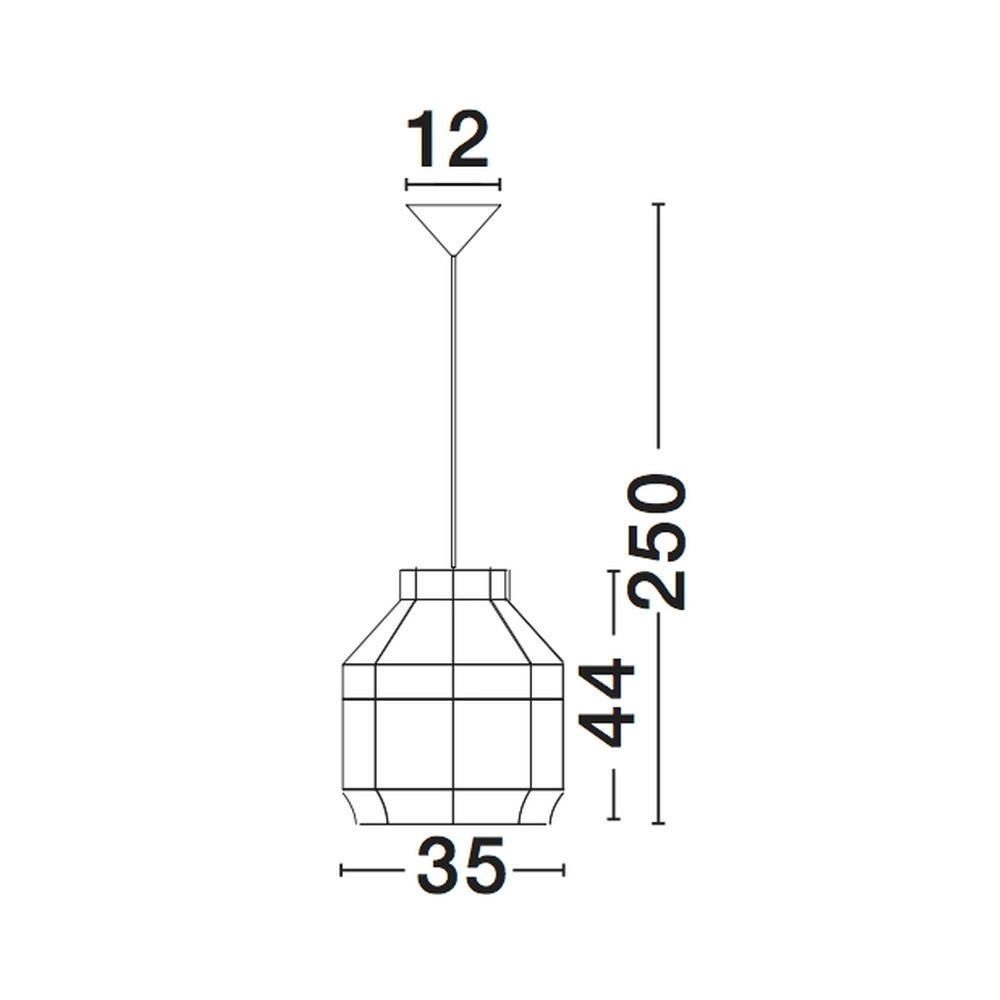 Witte hanglamp Mia Ø 35cm Lyora 5212017416704