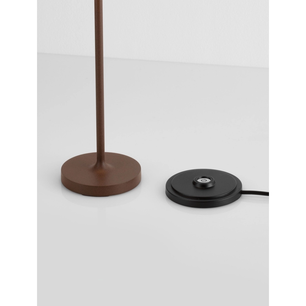 Table lamp Petit Rusty brown rechargeable Lyora 5212017450784