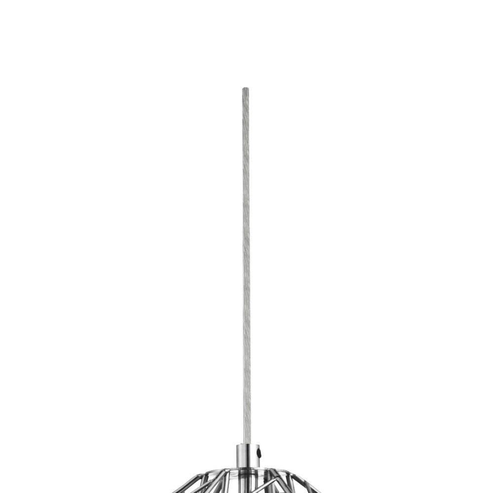 Chrome draadlamp Geometric Cage Ø 39cm Searchlight 5053423057897