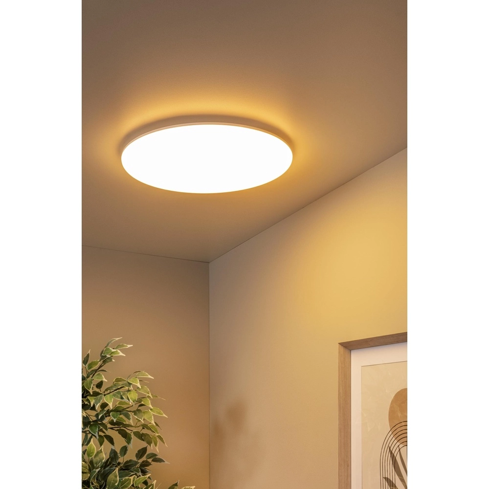 plafonniere Olson Ø 45cm wit - IP44 Lucide 5411212792259