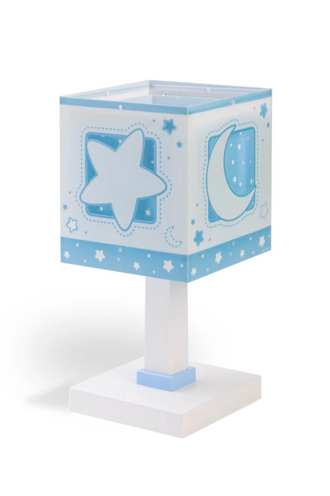 Kinderkamer tafellamp Moonlight soft blauw
