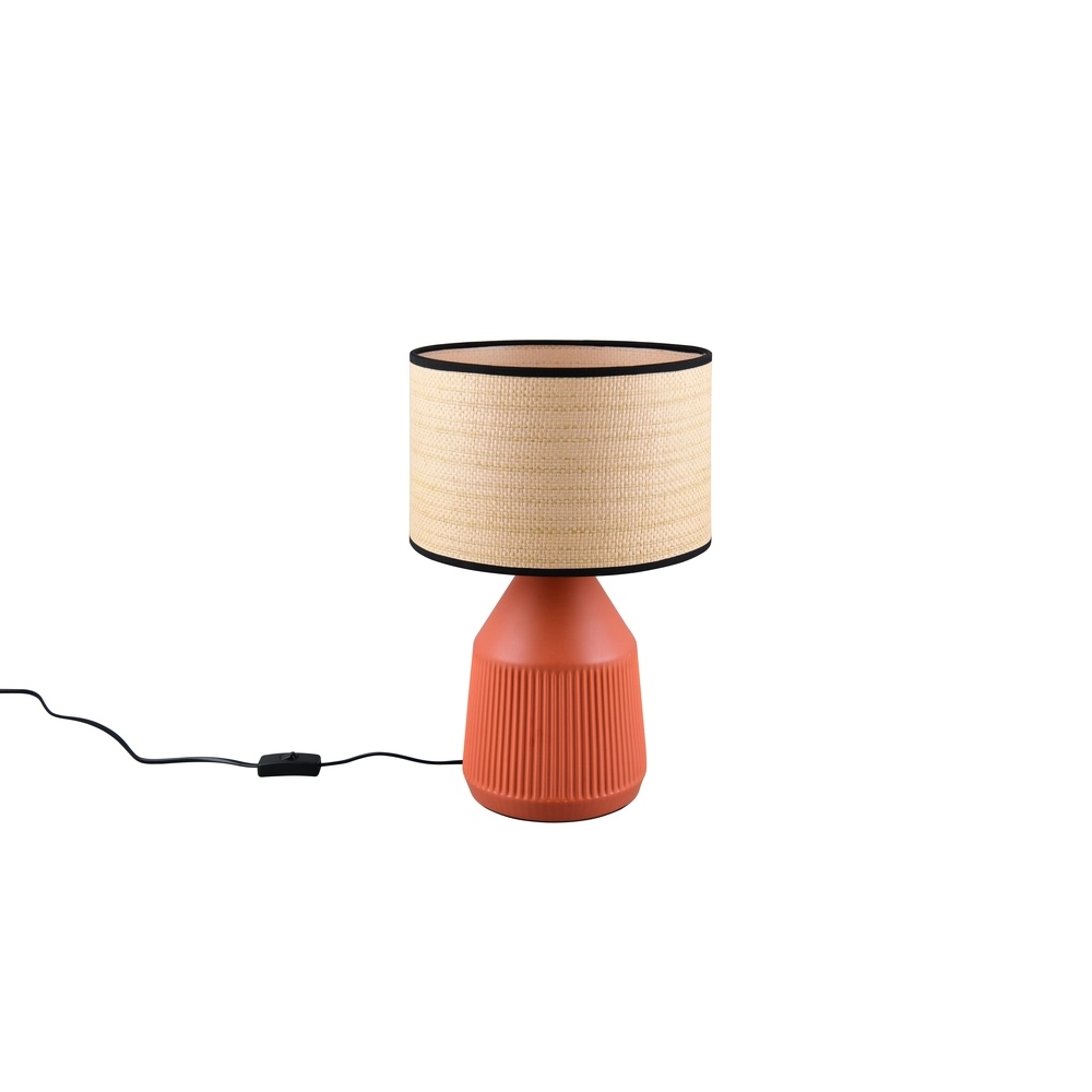 Tafellamp Formentera Ø 28cm terracotta Trio 4017807678147