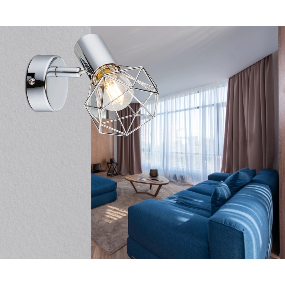 Wandlamp Xara I chroom Globo 9007371325290