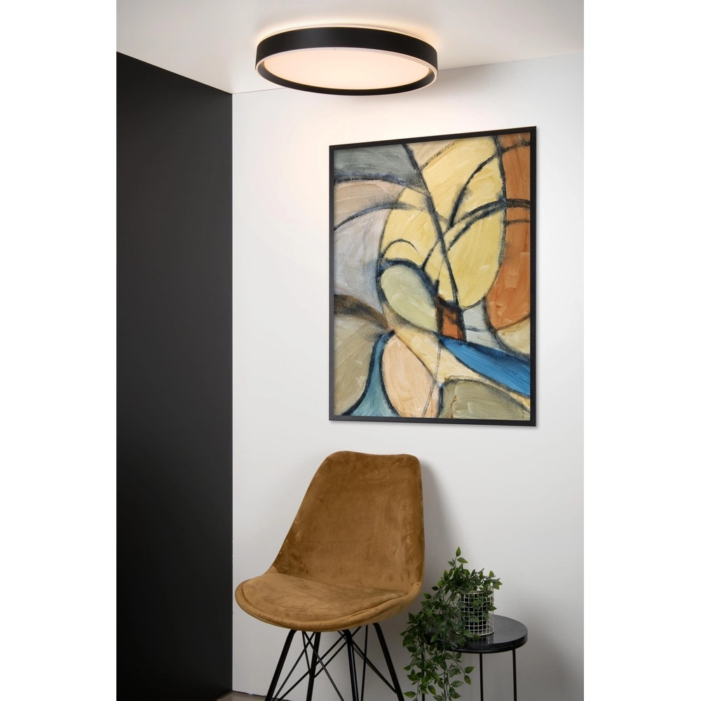 plafonniere Nuria Ø 50cm zwart Lucide 5411212791795