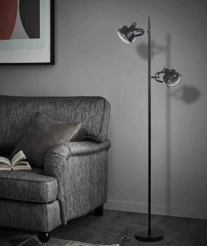 Staande spot Satellite 2-lichts zwart KS Verlichting 8714732685108