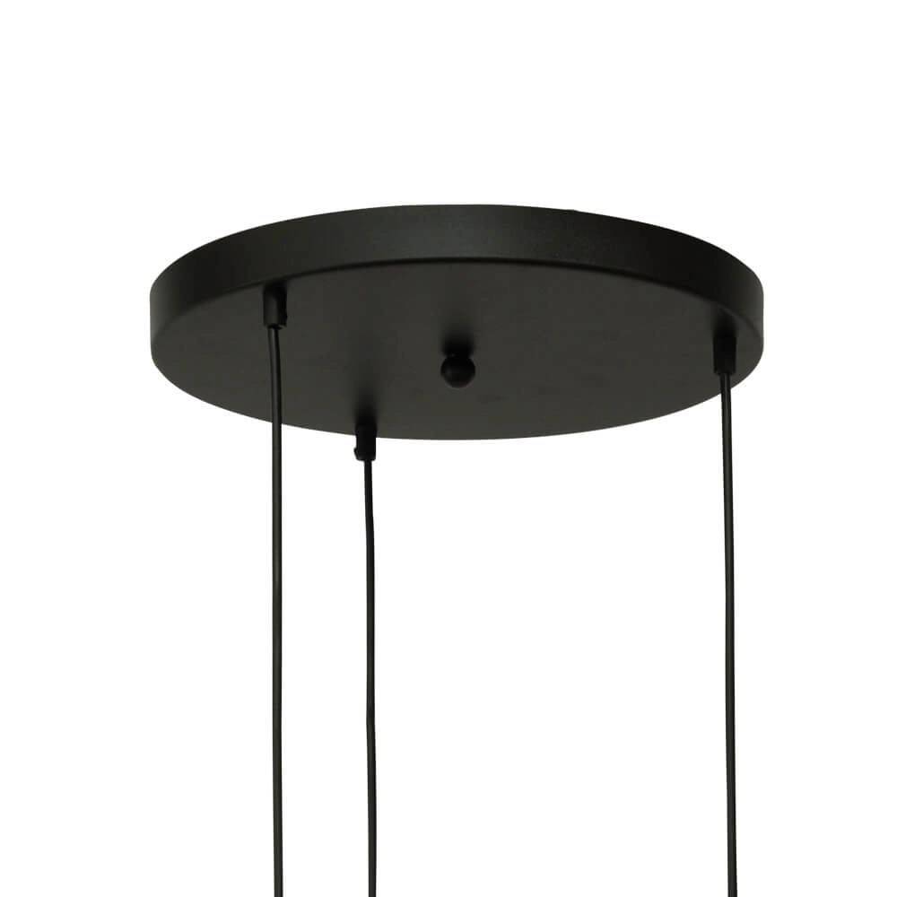 Pendel hanglamp Lava 3x helder glas Masterlight 8718121286372