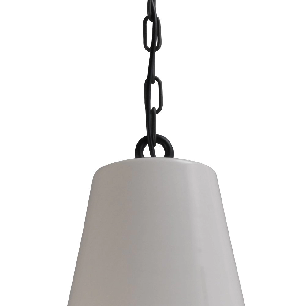 Retro hanglamp Prato XXL Industria 67 wit met zwart Masterlight 8718121237824