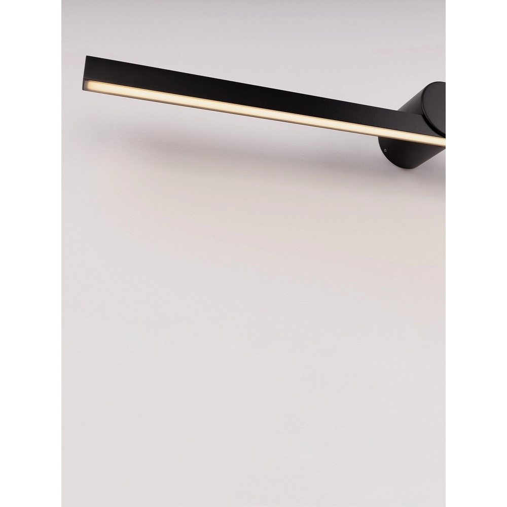 Design wandlamp Breggo zwart 81cm Lyora 5212017447425