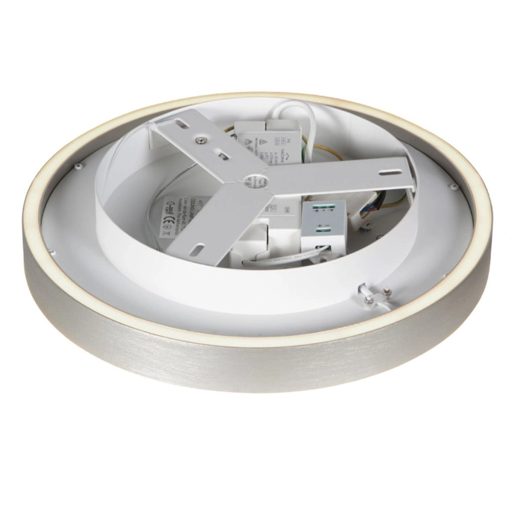 Design plafondlamp Ringlux geborsteld metaal Ø 40cm Steinhauer 8712746180930