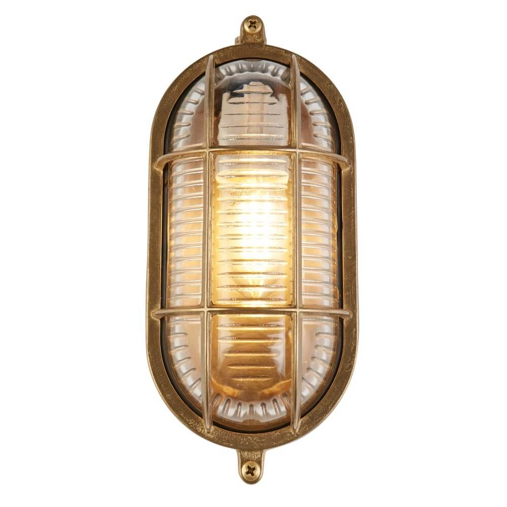 Goude wandlamp Bulkhead klassiek Searchlight 5053423244204