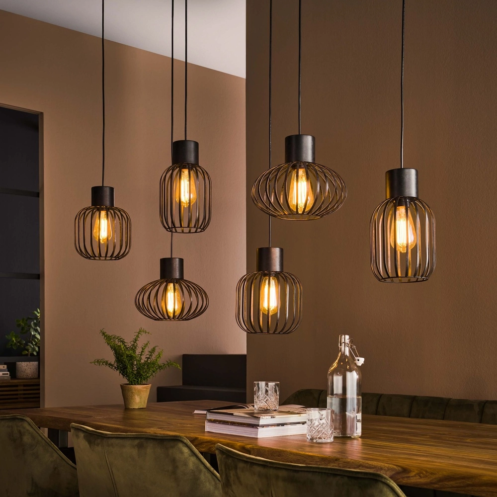 5L draad hanglamp Mix E27 - zwart