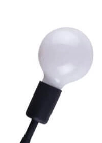 Zwart wandlampje Twig Lyora 5903139914192