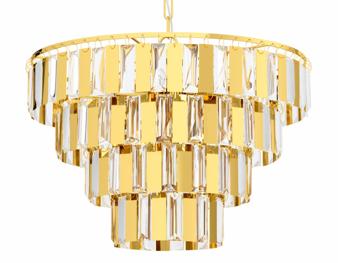 Gouden hanglamp Erseka