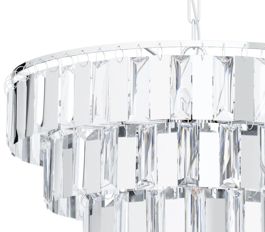 Strakke hanglamp Erseka Ø 48,5cm Eglo 9002759990947
