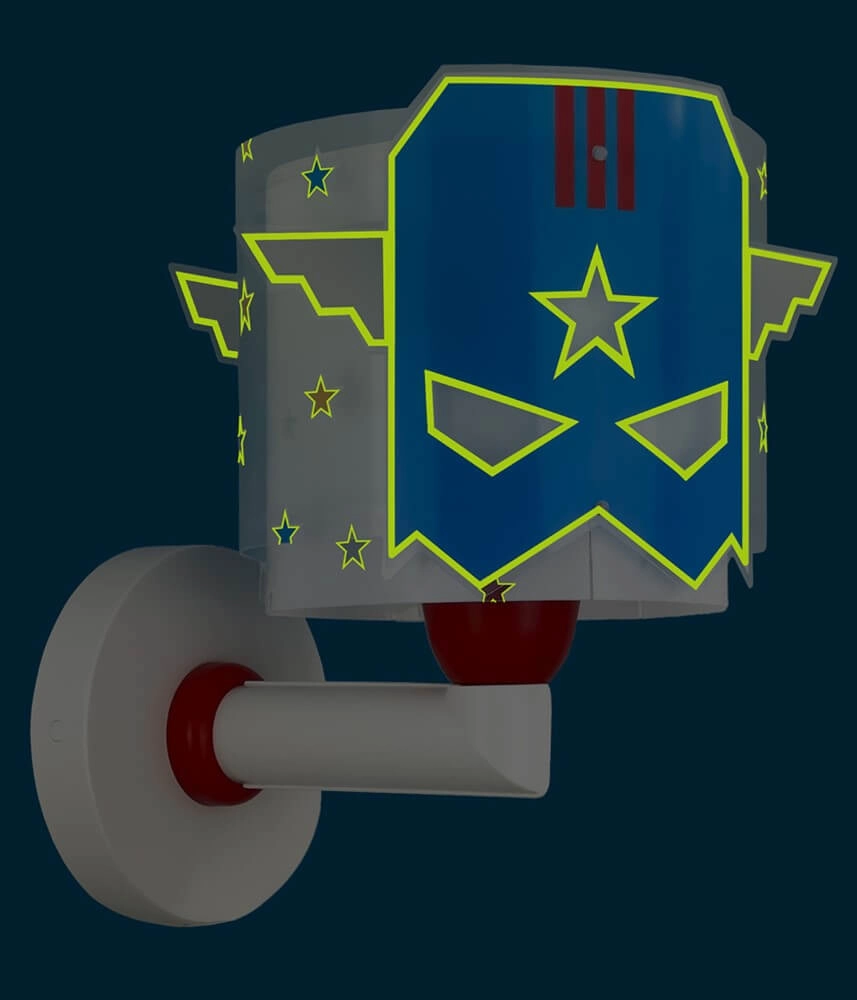 Wand nachtlampje Blue Hero Dalber 8420406618197