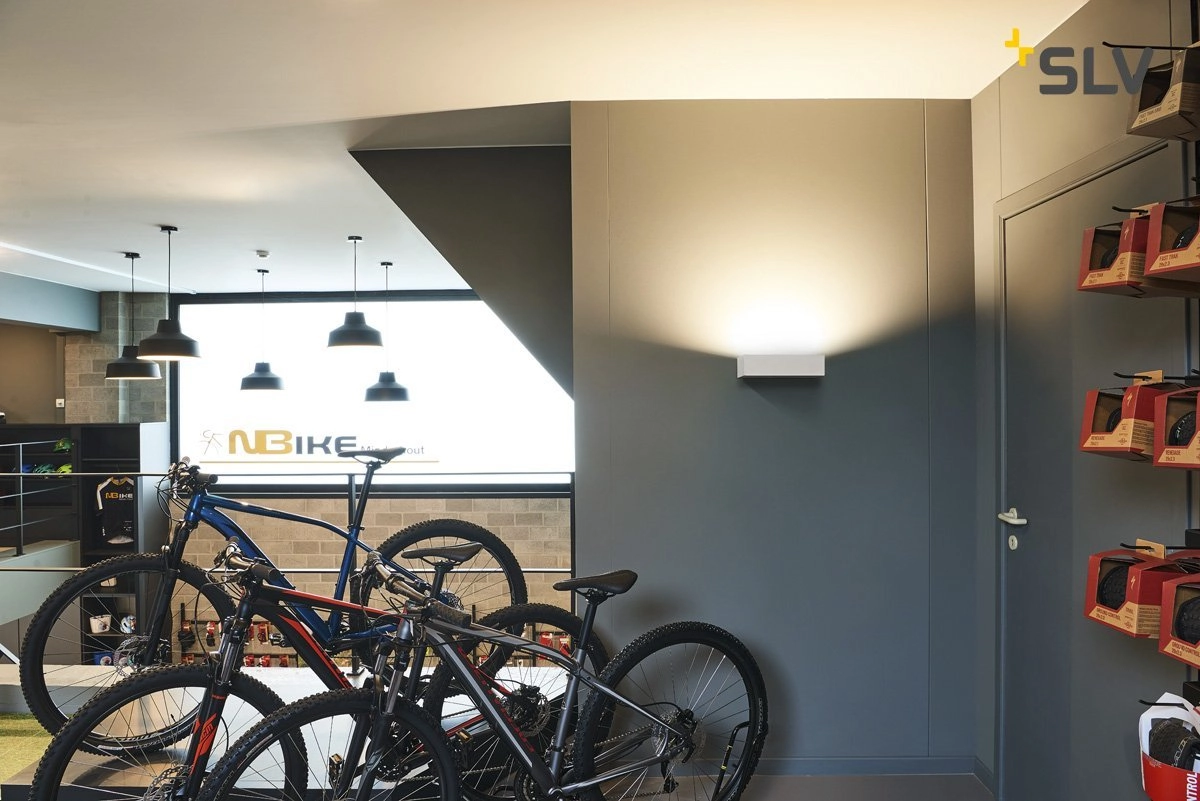 Wandlamp Shell Uplight 28cm wit SLV 4024163187152