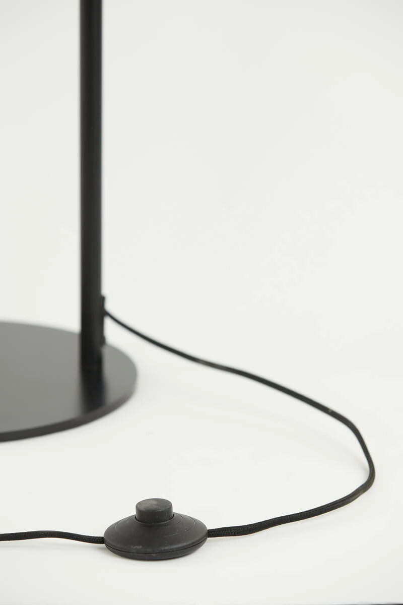 Zwarte vloerlamp Orion 2-lichts Light & Living 8717807305147