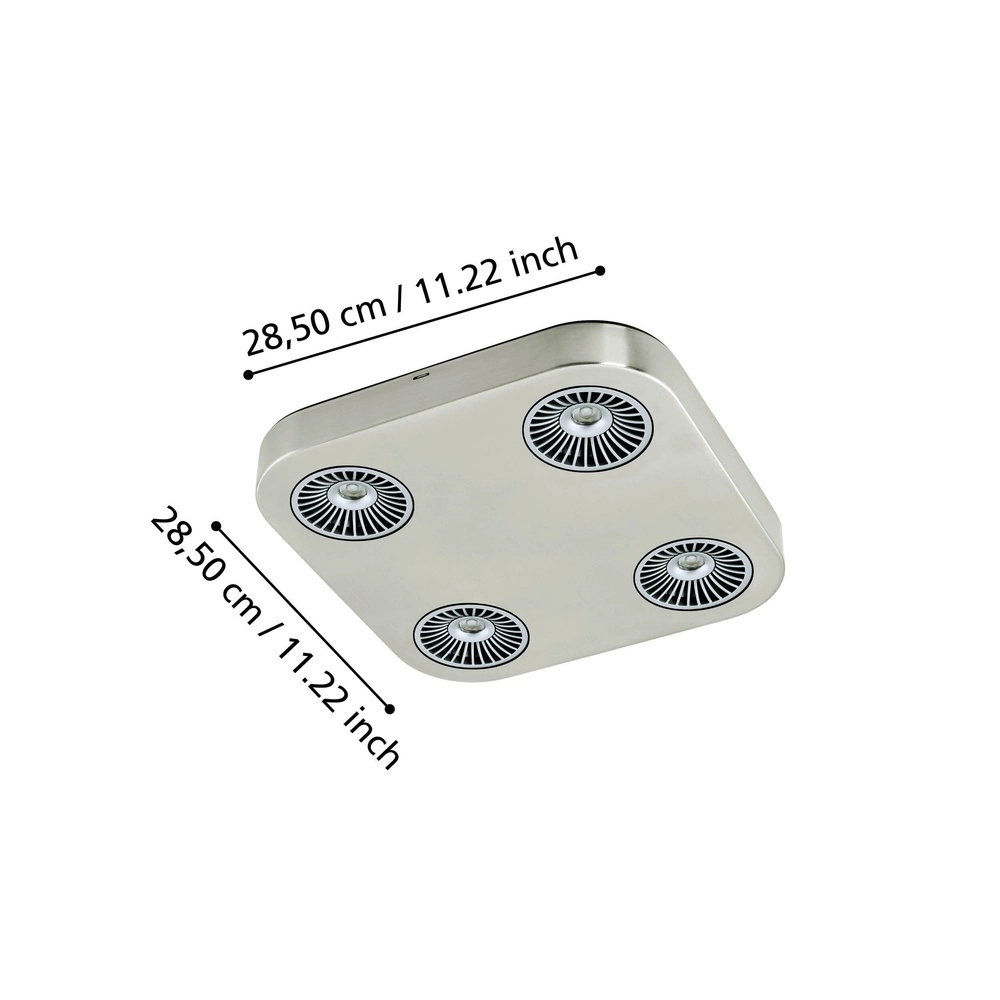 Plafondlamp Montale 4-lichts Eglo 9002759941833