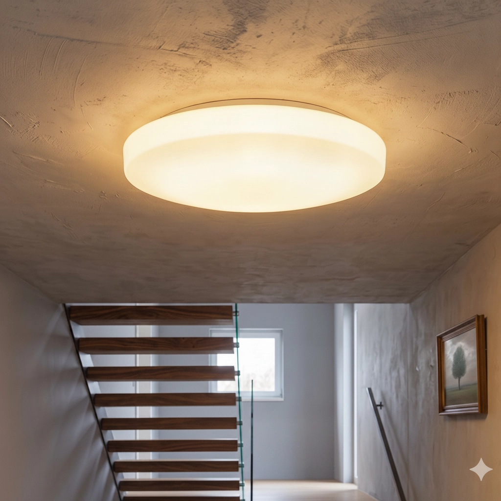 Plafondlamp Ivi Ø 33cm wit