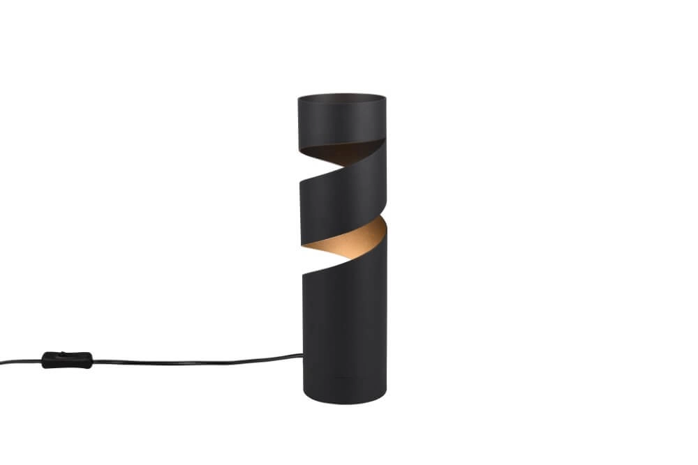 Koker tafellamp Stream Ø 12cm - zwart Koker tafellamp Stream Ø 12cm - zwart