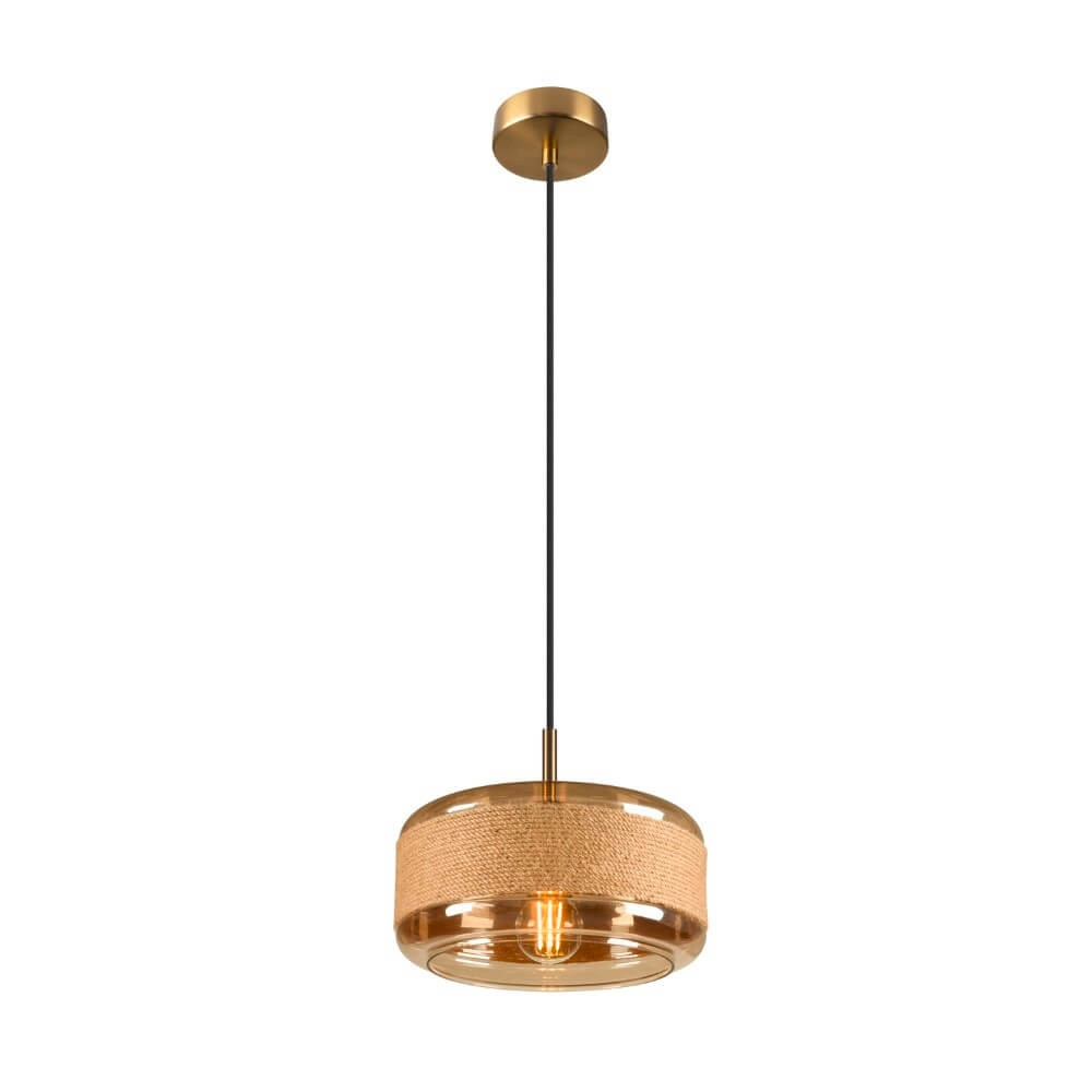 Hanglamp Pantilo Rope 27 amber glas - Ø 27cm SLV 4024163280822