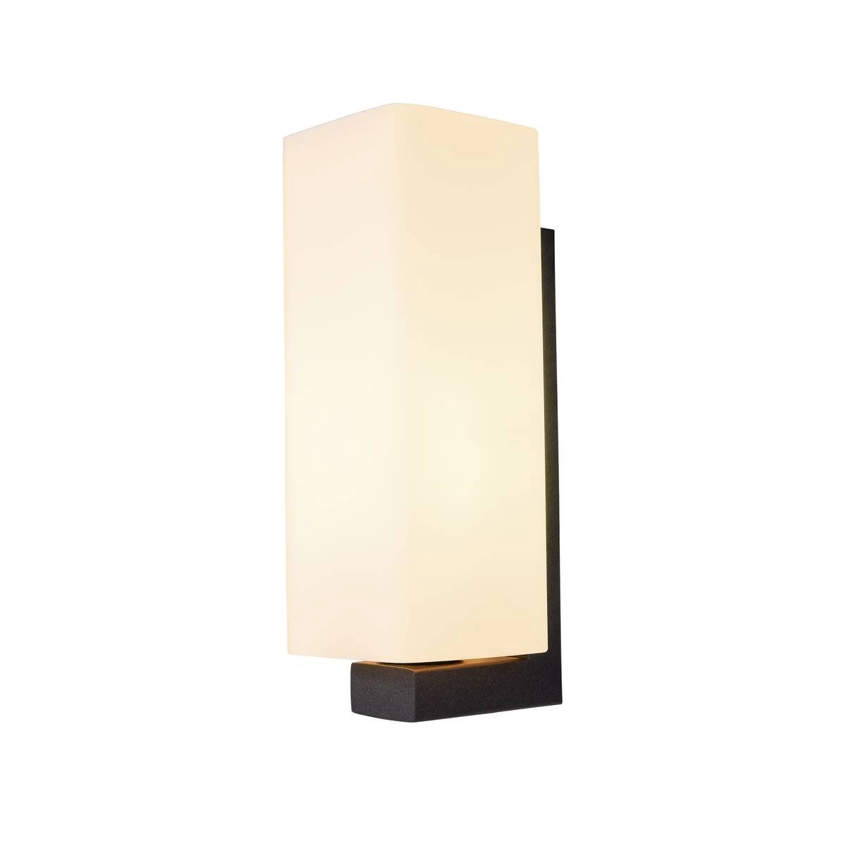 Wandlamp Quadrass 28cm zwart SLV 4024163235877