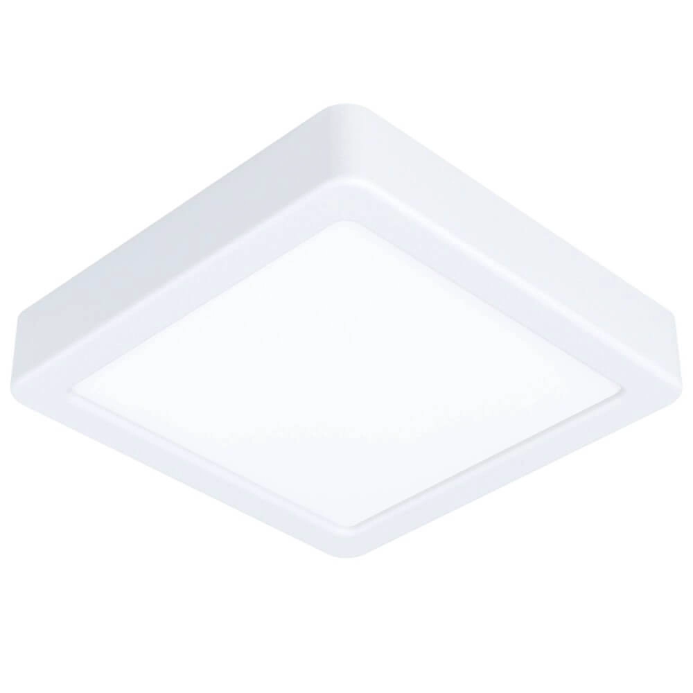 Witte plafonnière Fueva 5 16 bij 16cm