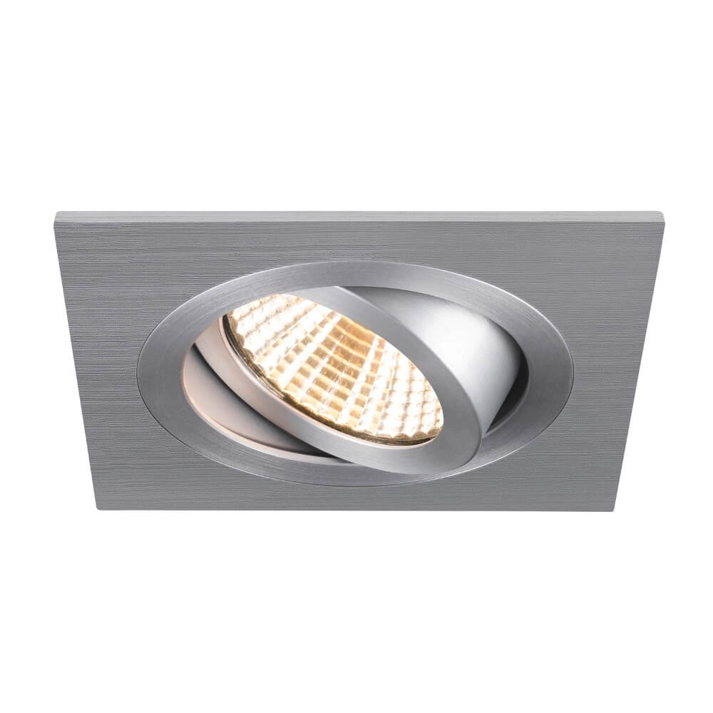 Inbouwring New Tria 75 vierkant aluminium - zonder fitting SLV 4024163276399