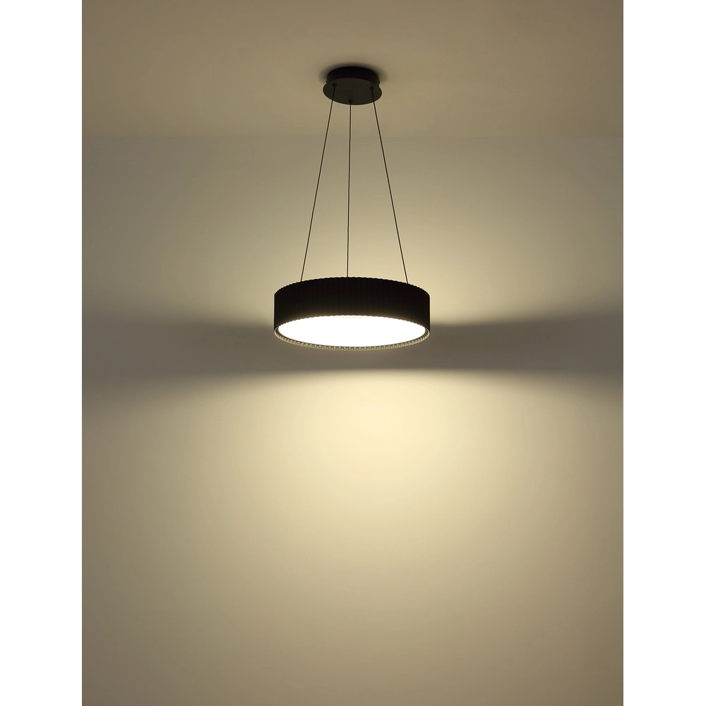 Design hanglamp Kemp zwart Ø 46cm Globo 9007371569274