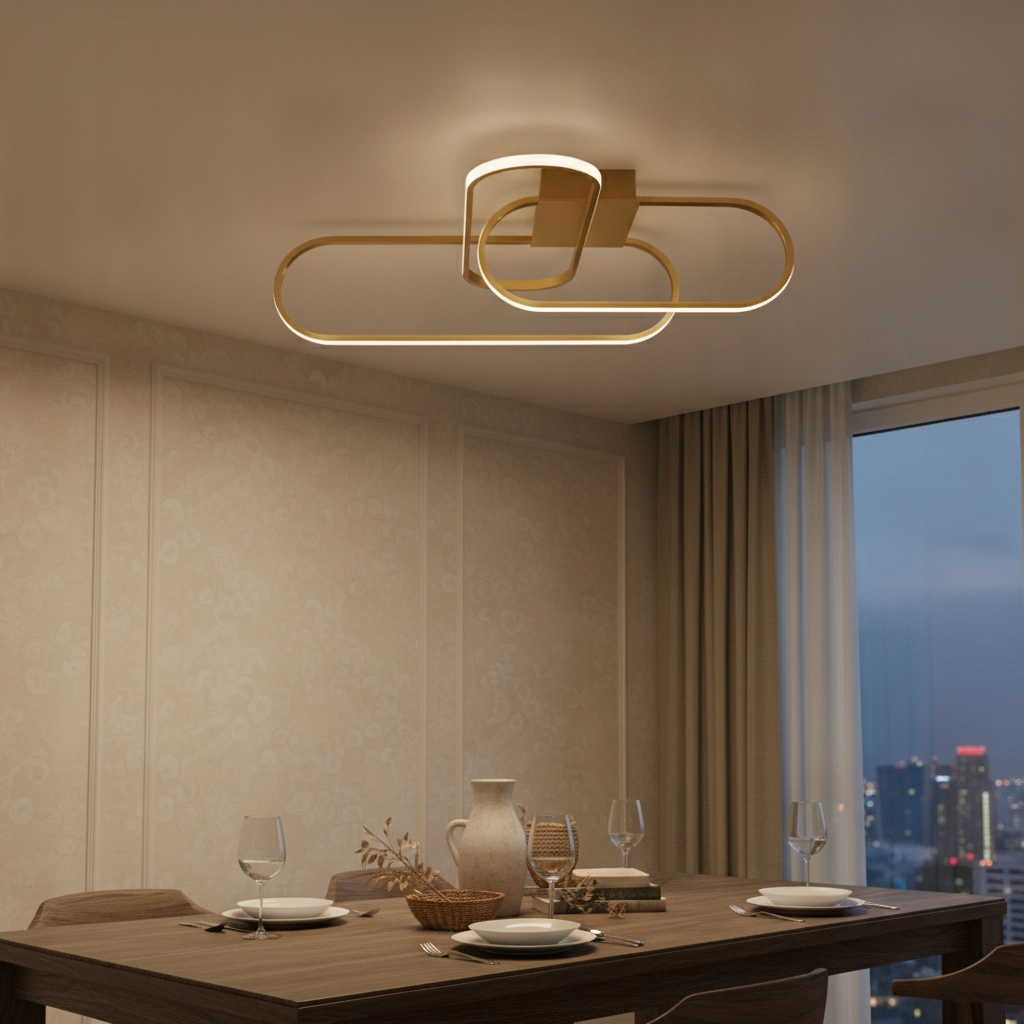 Design plafondlamp Arte goud