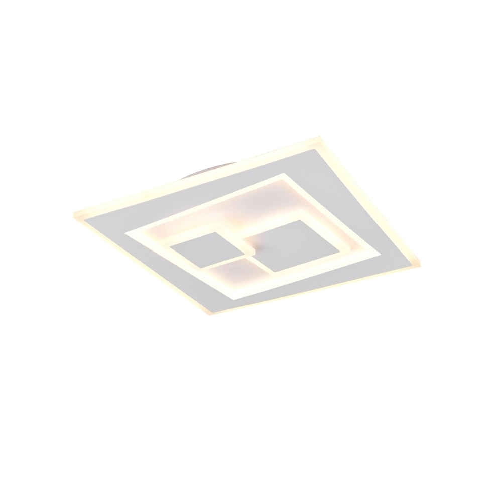 Vierkante lamp Degas design wit