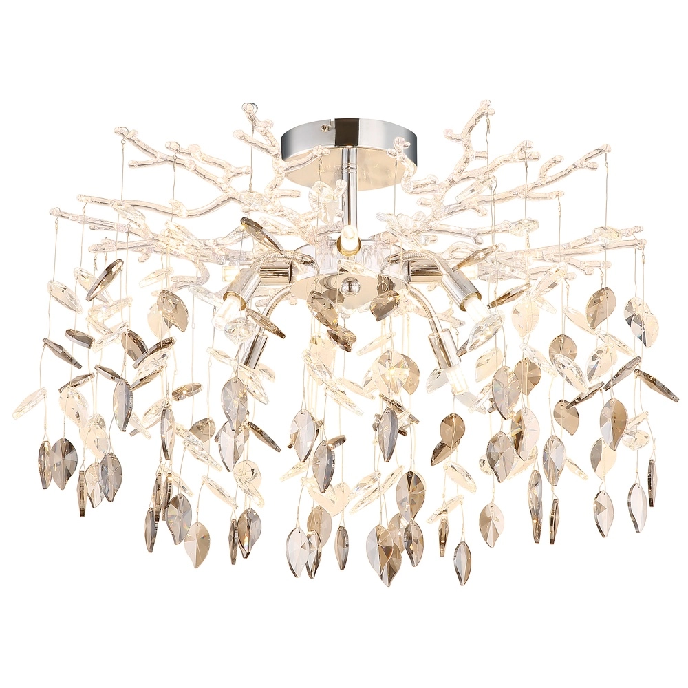 Plafondlamp Danna chroom